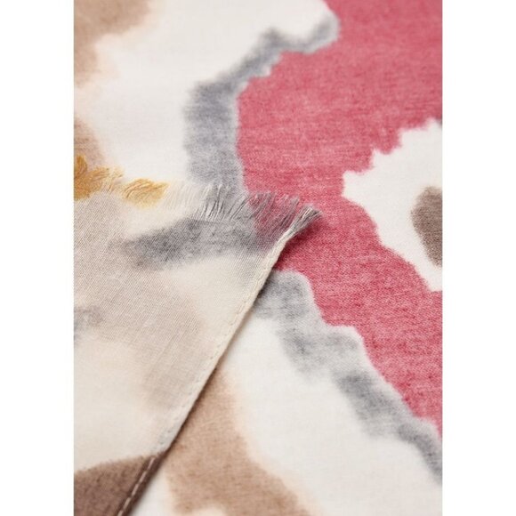 NWT SOYA CONCEPT Miya 1 Berry & Golden Yellow Scarf - Picture 2 of 2